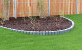 Rundpalisade aus Recyclingmaterial