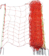 Elektrozaunnetz 120 cm hoch, mit Doppelspitze, 50 m