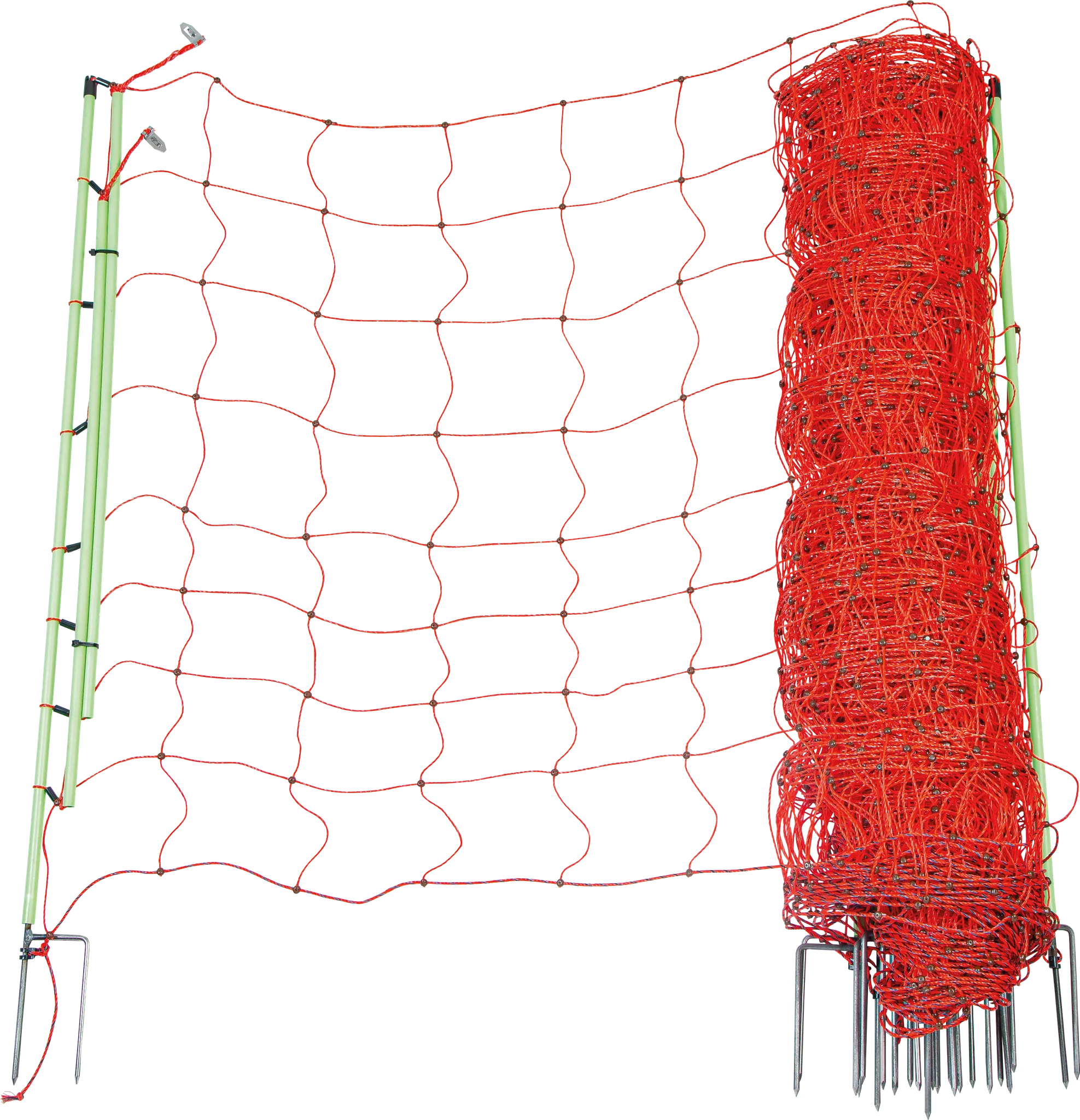 Elektrozaunnetz "plus/minus" 106 cm hoch mit Doppelspitze, 50 m