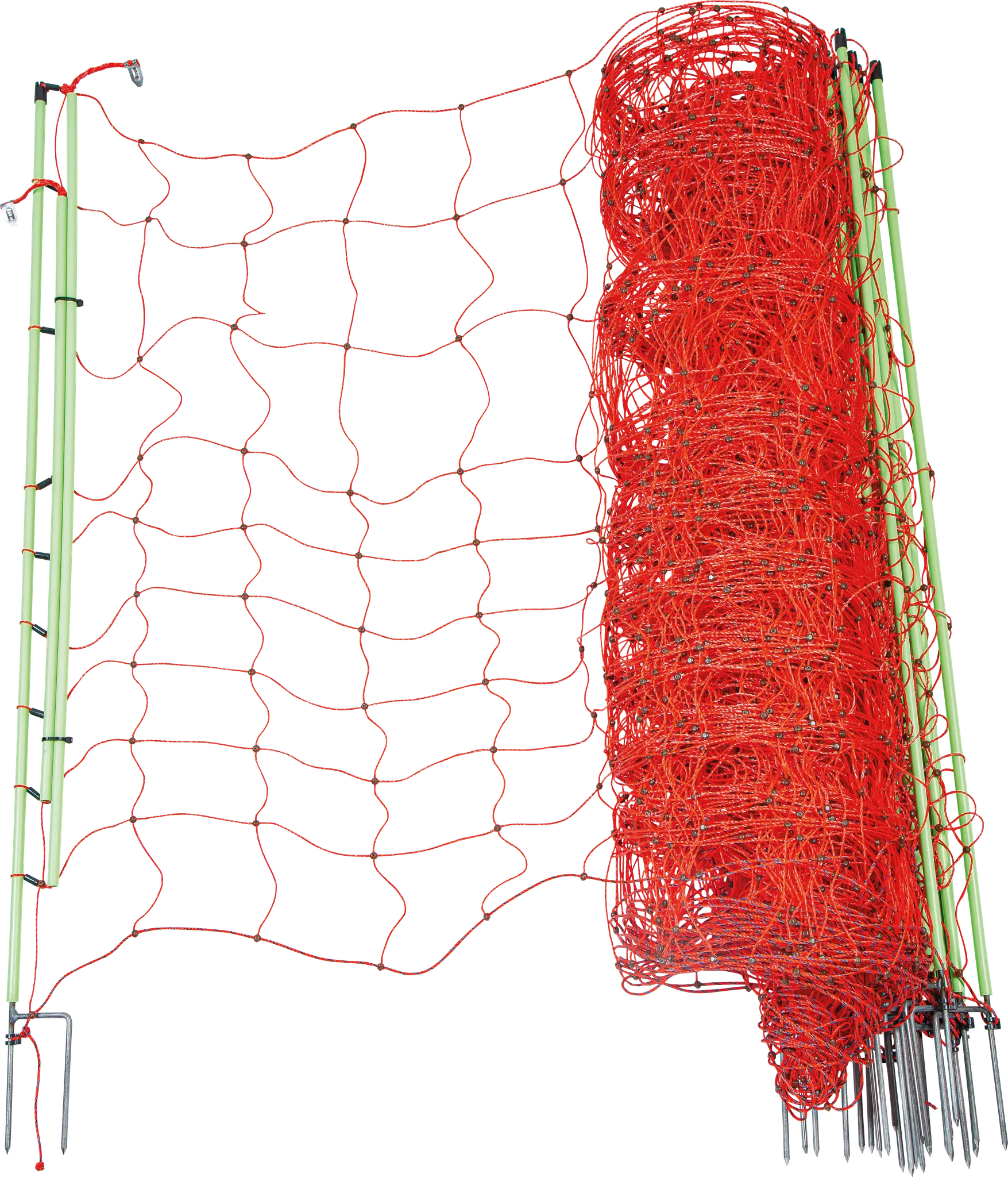 Elektrozaunnetz "plus/minus" 120 cm hoch mit Doppelspitze, 50 m