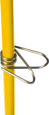 Edelstahl-Clip für Glasfiberpfahl 10 mm (25 Stück / Pack)