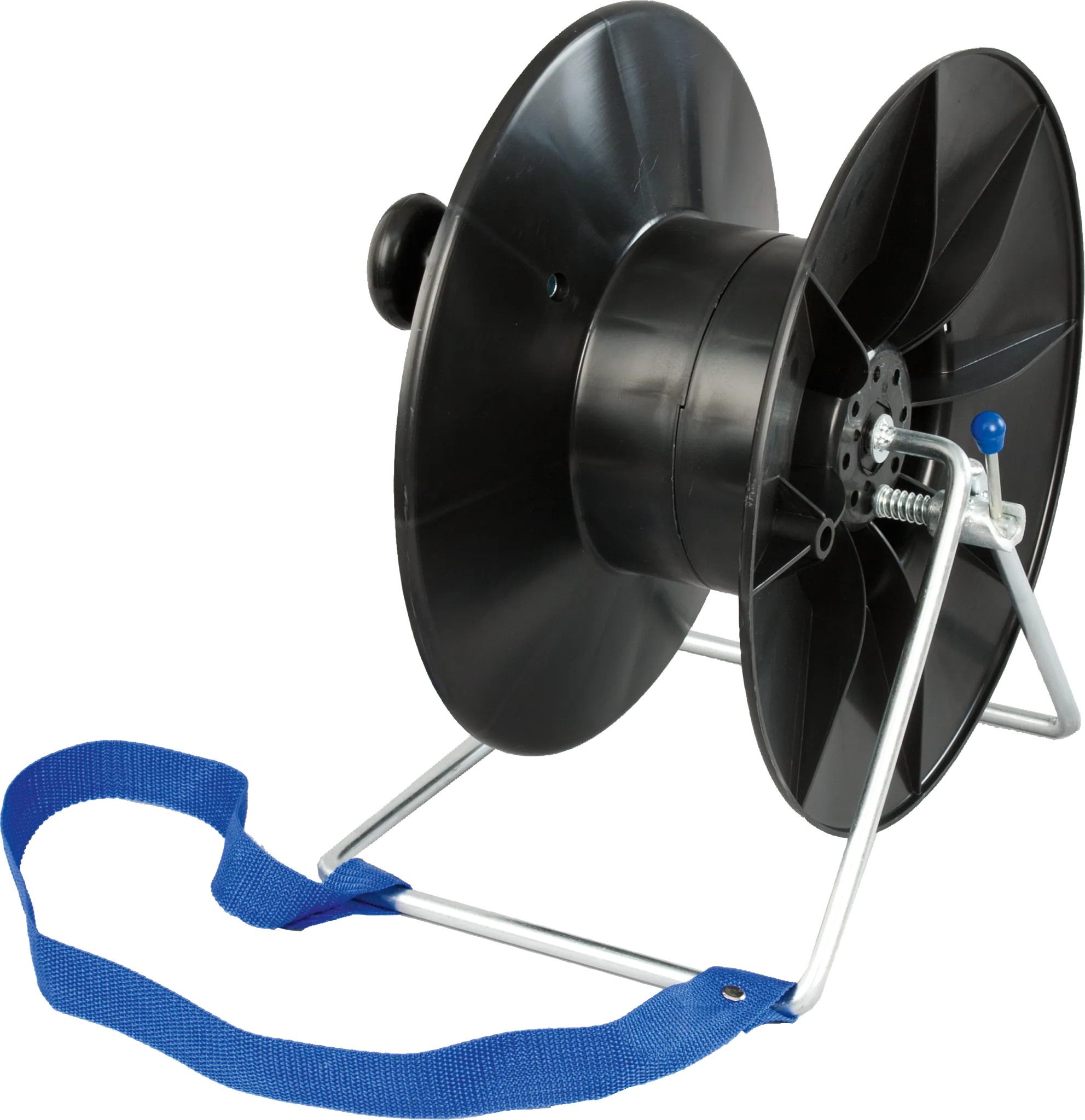 Haspel mit Brusttragegestell mit Arretierung