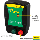 P1000, Weidezaun-Gerät für 230 V Netzanschluss