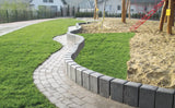 Rechteckpalisade aus Recyclingmaterial