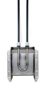 Ventil-Trogtränke Mod. 480 Edelstahl integrierter Ringleitungsanschluss