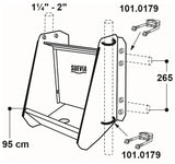 Schwimmer-Trogtränke Mod. 600 Edelstahl