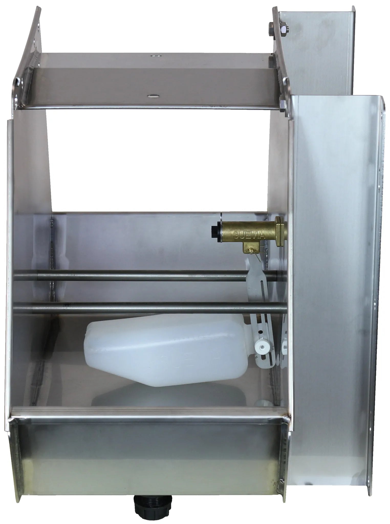 Doppel-Schwimmer-Trogtränke Mod. 620 Edelstahl