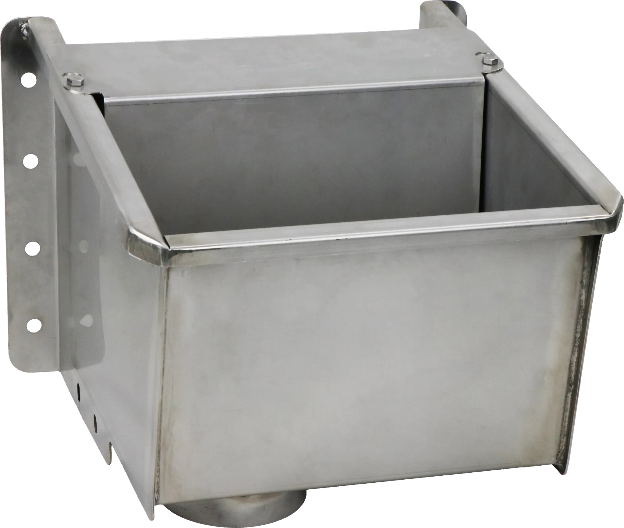 Kompakt-Trogtränke Mod. 6137 Edelstahl mit Maxiflow-Schwimmerventil und