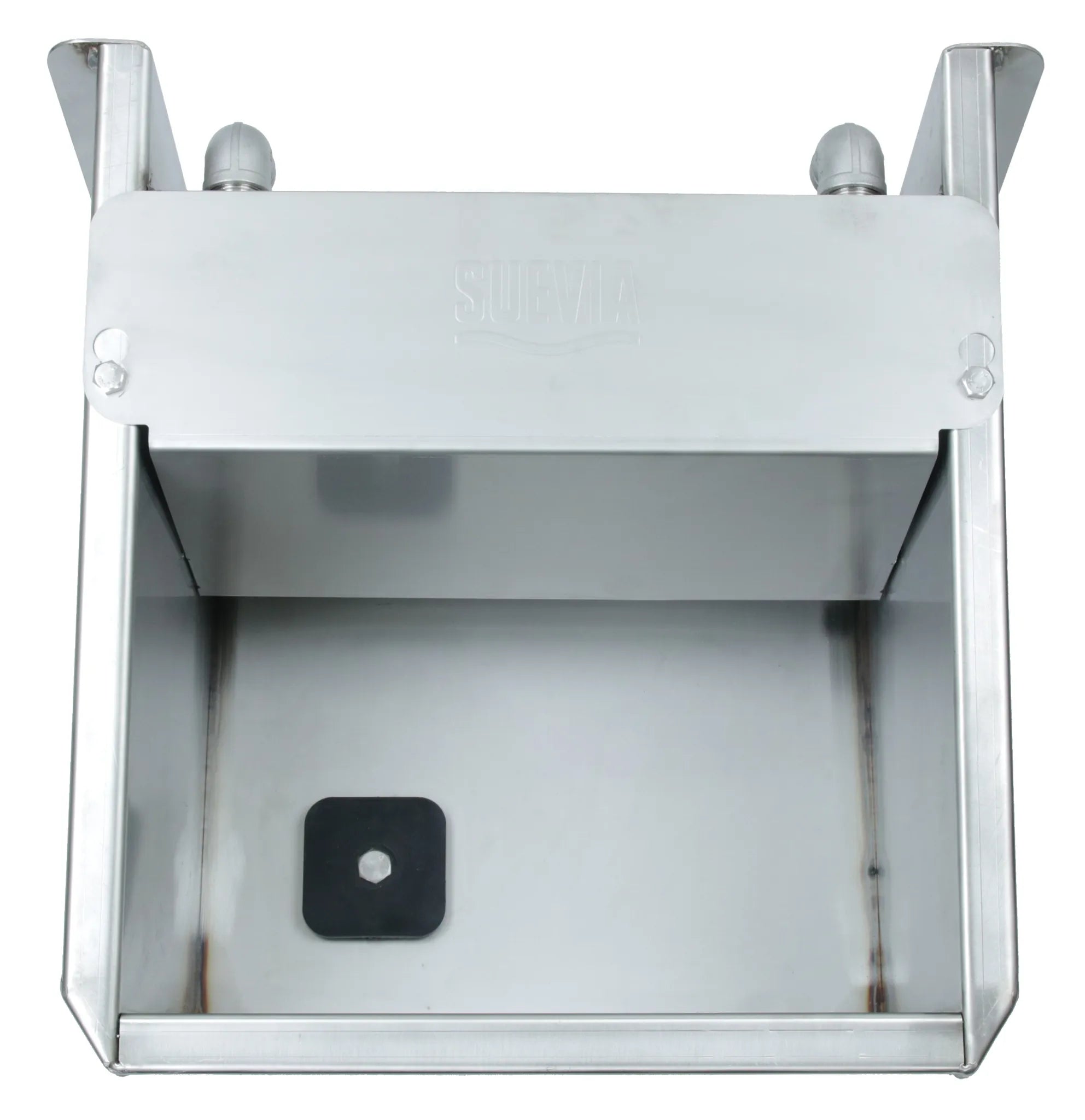 Kompakt-Trogtränke Mod. 6137 Edelstahl mit Maxiflow-Schwimmerventil und