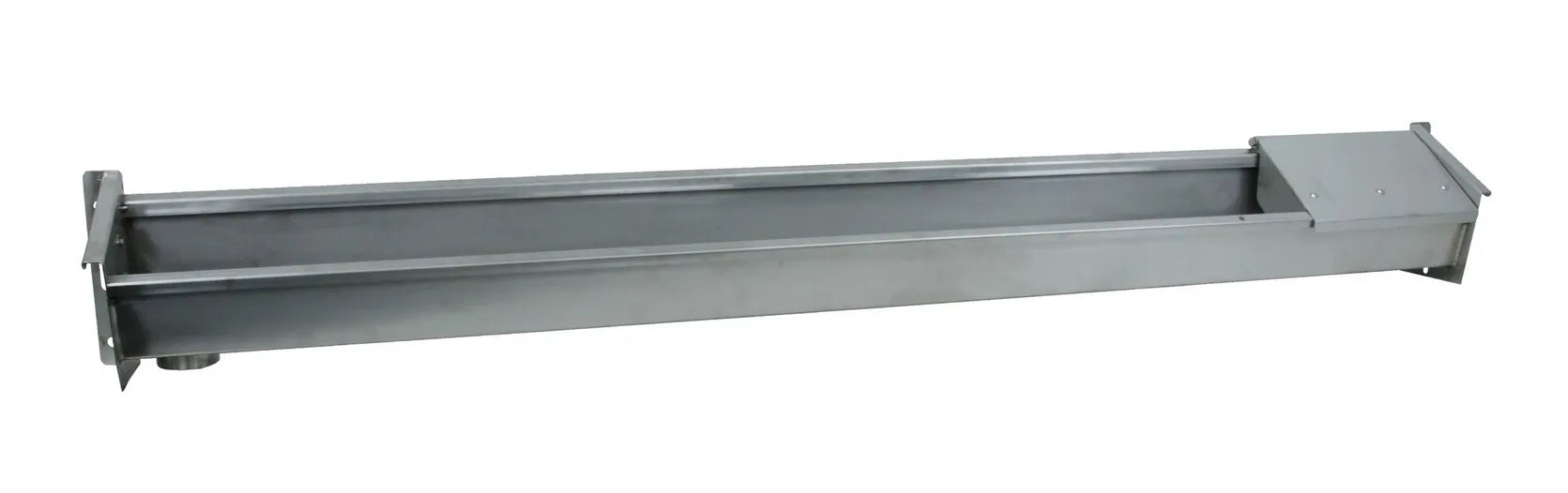Tränketrog Mod. 6175 aus Edelstahl für Schafe und Ziegen, Länge 2,10 m