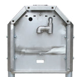 Schnellablauf-Trog 1,40 m (100 l) Modell 6714 für Wandmontage, Edelstahl