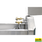 Schnellablauf-Trog 2,30 m (160 l) Modell 6223 für Wandmontage, Edelstahl