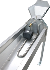 Schnellablauf-Trog 1,90 m (130 l) Modell 6219 für Wandmontage, Edelstahl