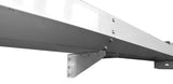 Schnellablauf-Trog 2,30 m (160 l) Modell 6223 für Wandmontage, Edelstahl