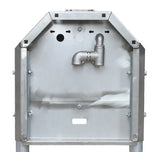 Schnellablauf-Trog 2,30 m (160 l) Modell 6223 für Wandmontage, Edelstahl