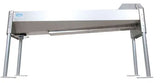 Schnellablauf-Trog 2,30 m (160 l) Modell 6223 für Wandmontage, Edelstahl