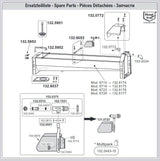Schnellablauf-Trog 2,30 m (160 l) Modell 6223 für Wandmontage, Edelstahl