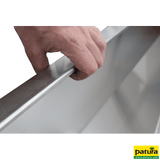 Schnellablauf-Trog 2,30 m (160 l) Modell 6223 für Wandmontage, Edelstahl