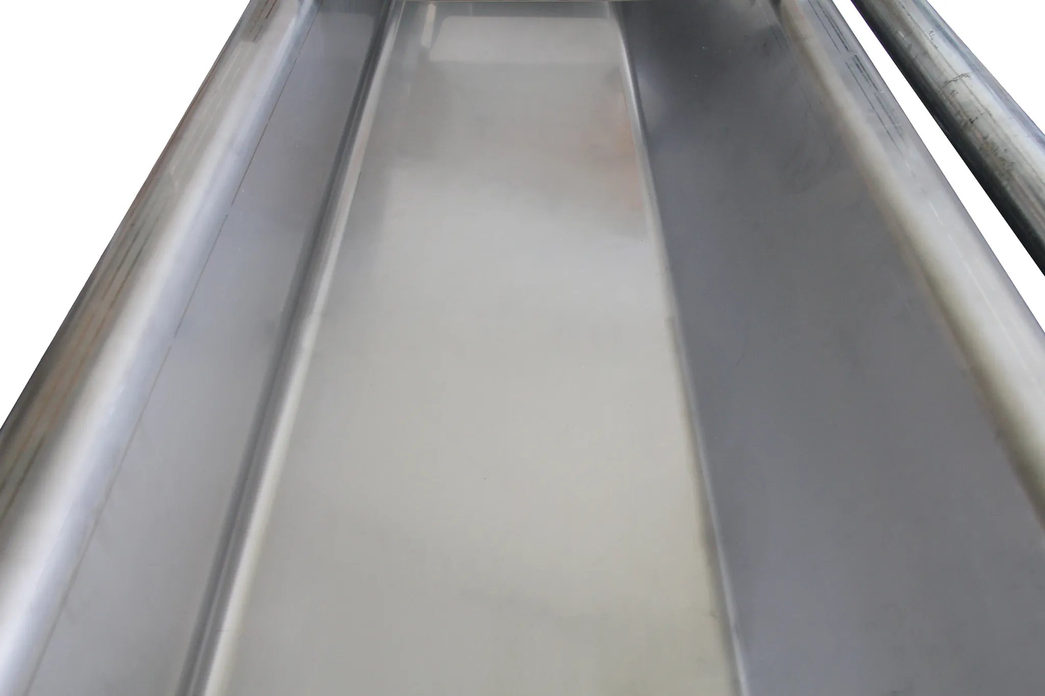 Flachschwenk-Trog 2,0 m - Inhalt 75 l für Wandmontage, Wanne und