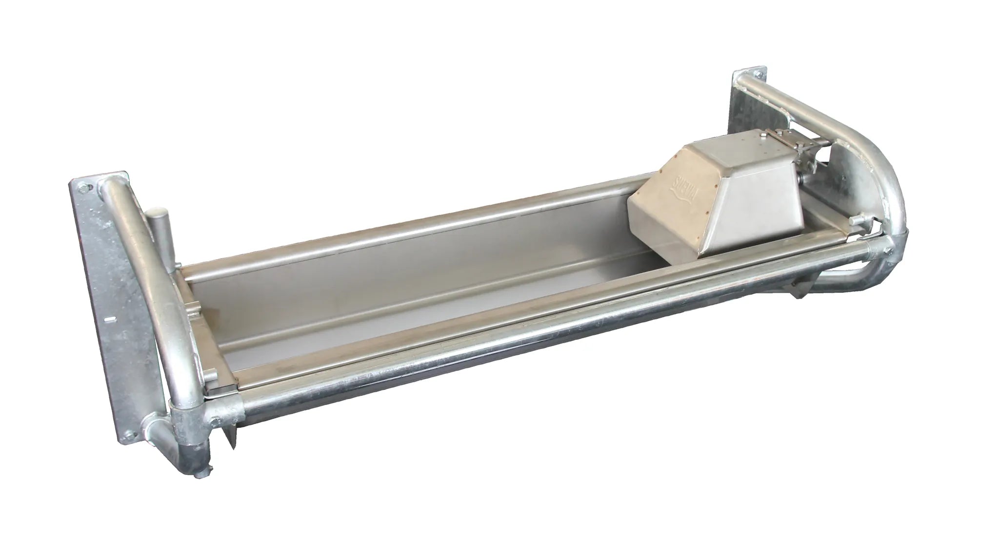 Flachschwenk-Trog 3,0 m - Inhalt 105 l für Wandmontage, Wanne und