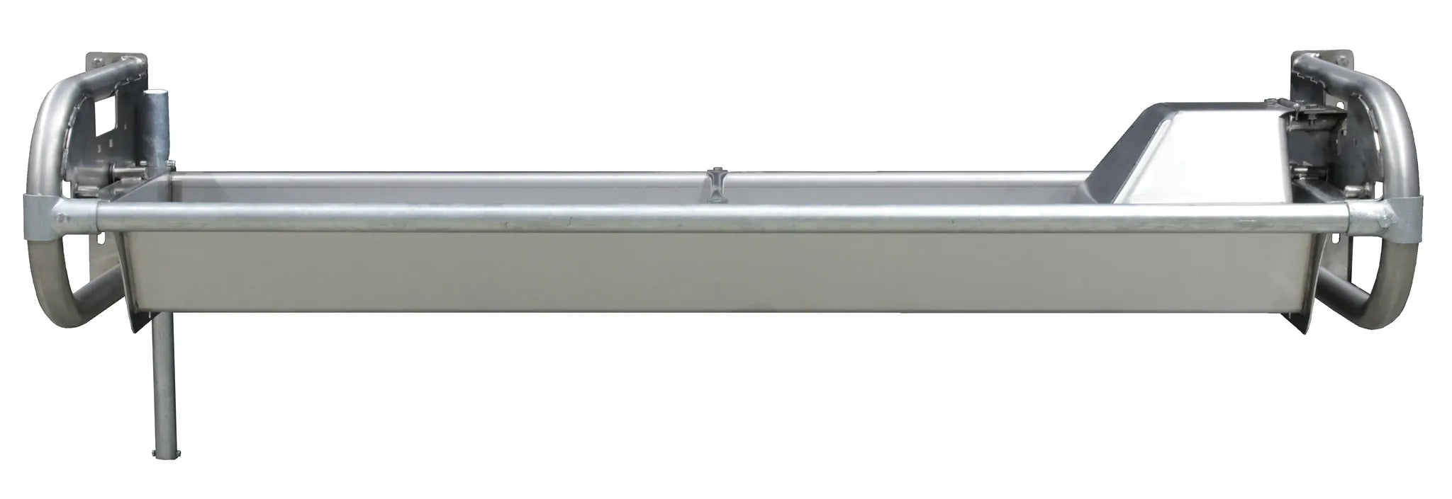 Flachschwenk-Trog 3,0 m - Inhalt 105 l für Wandmontage, Wanne und