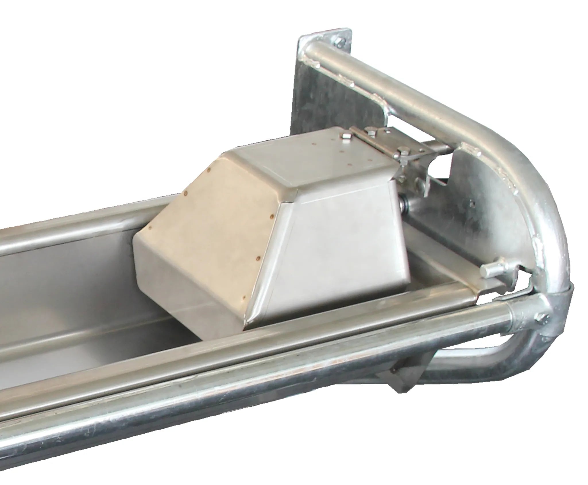 Flachschwenk-Trog 1,0 m - Inhalt 35 l für Bodenmontage, Wanne und