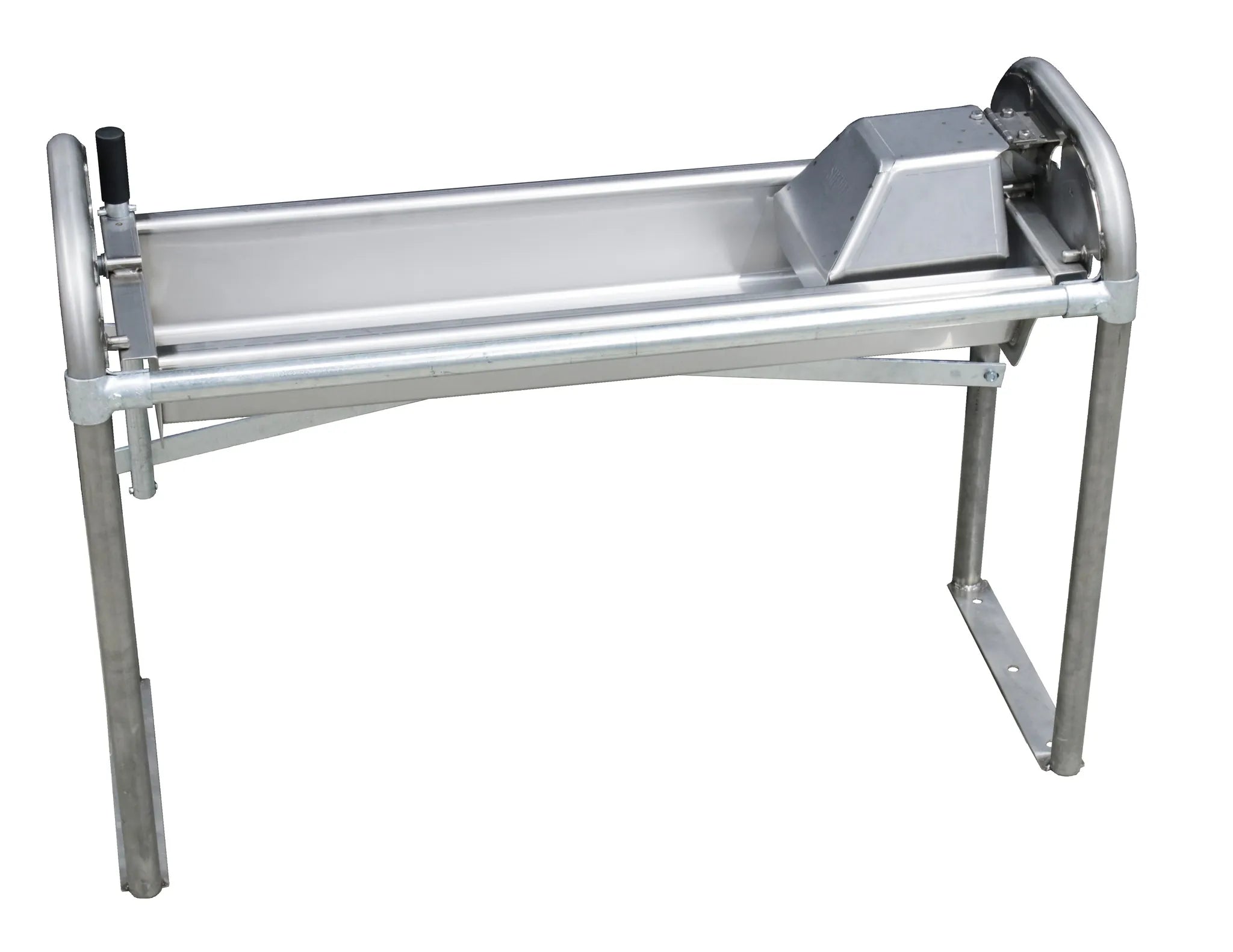 Flachschwenk-Trog 1,5 m - Inhalt 55 l für Bodenmontage, Wanne und