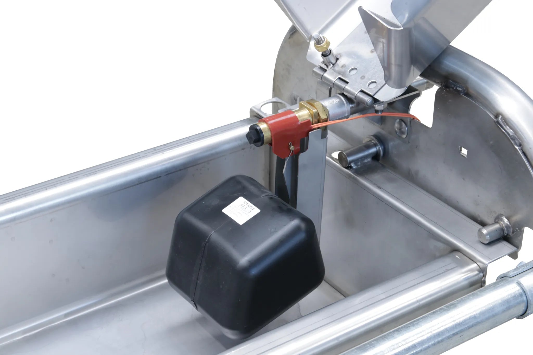 Flachschwenk-Trog 2,5 m - Inhalt 90 l für Bodenmontage, Wanne und