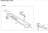 Zusatzheizung Mod. 6062, 24 V/ 360 W für Tröge ab Länge 2.0 m