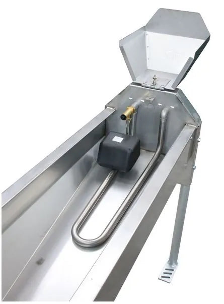 Durchlaufrohr 3/4" für Anschluß Schnellablauftröge am Umlaufheizsystem