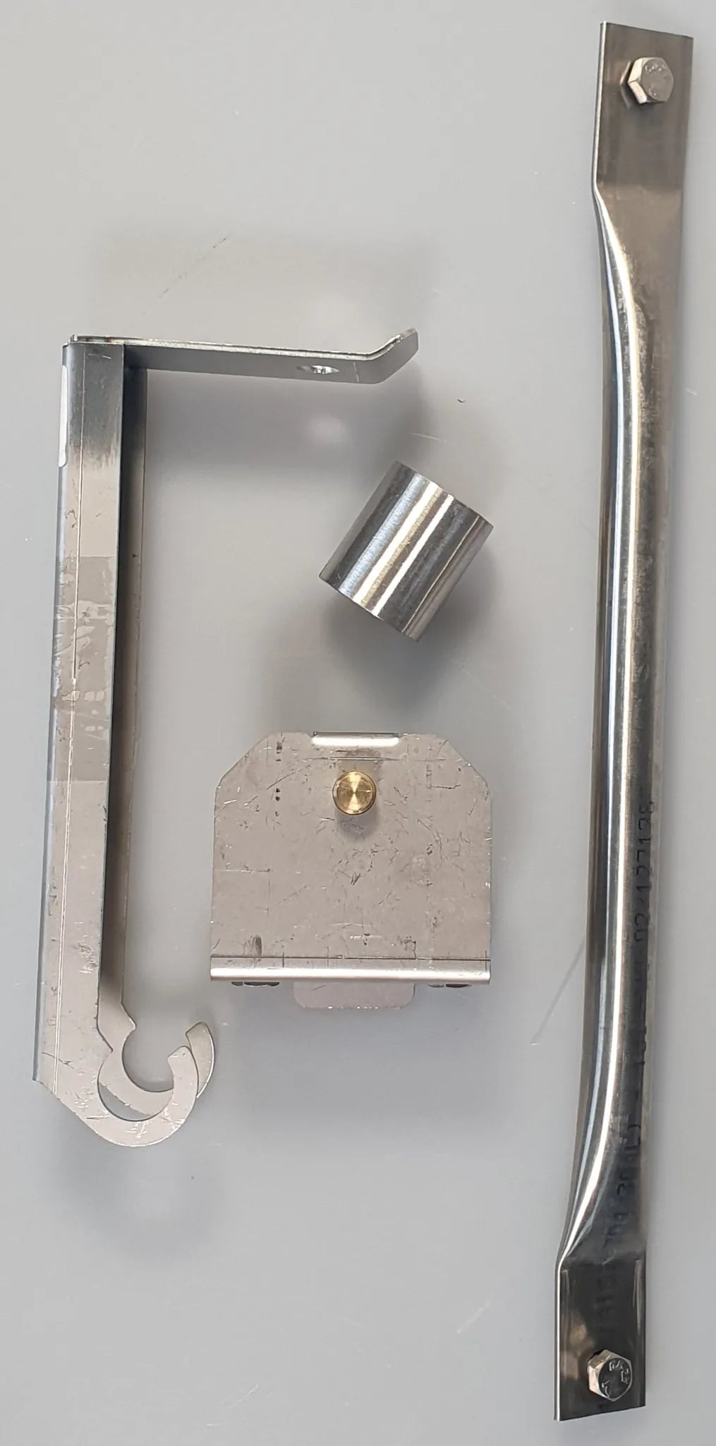 Stopfenhalter Schnellablauf-Trog mit Querrohr und Schrauben