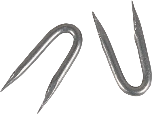 Schlaufen (Krampen) verzinkt, 3,8x38 mm, 2,5 kg=ca. 388 Stück (Eimer mit 2,5 kg)