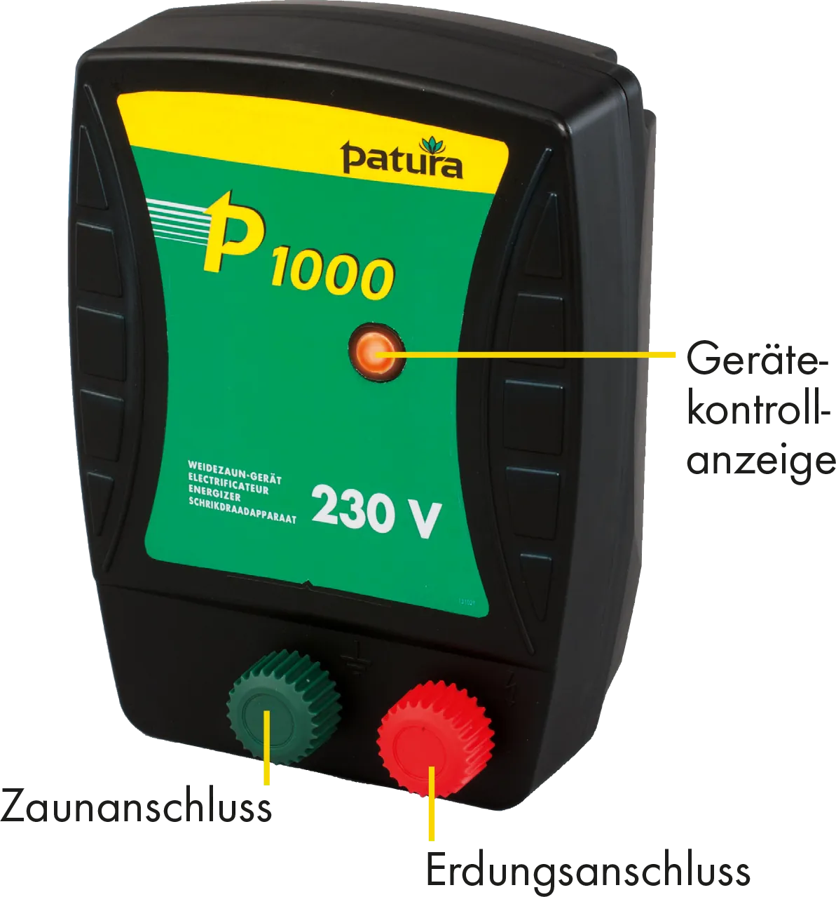 P1000, Weidezaun-Gerät für 230 V Netzanschluss
