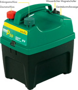 P50, Weidezaun-Gerät für 9 V Batterie