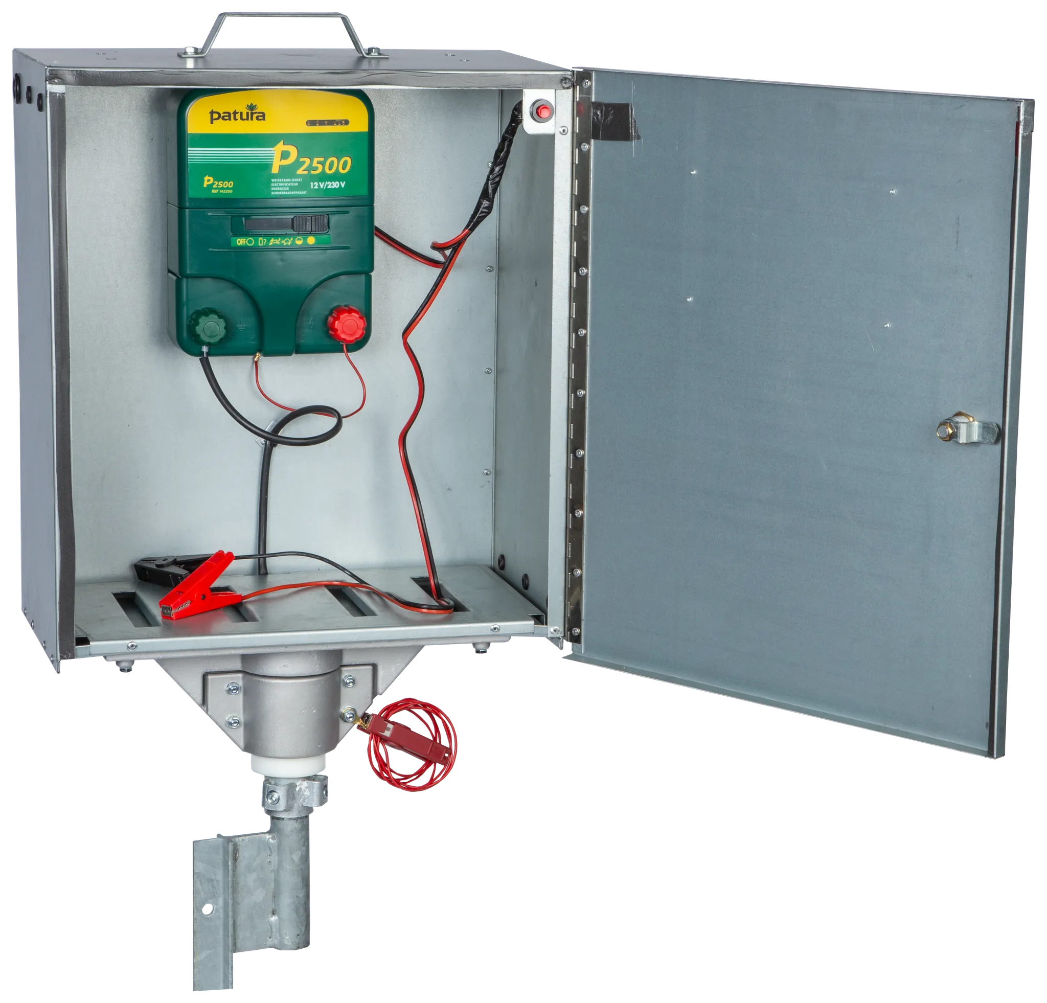P2500, Multifunktions-Gerät, 230V/12V, mit elektrifizierter Box und Erdstab