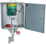 P2500 mit Sicherheitsbox, Erdstab, Super-Vlies-Akku 50 Ah und Solarmodul