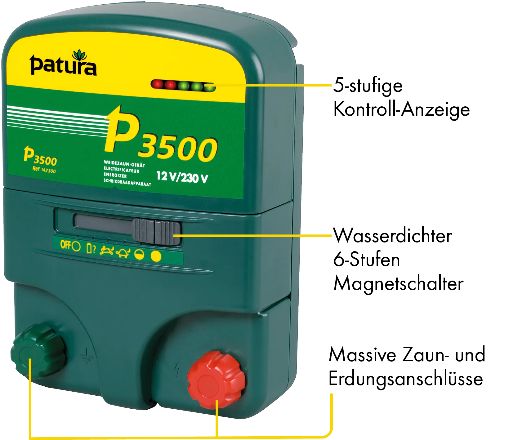 P3500, Multifunktions-Gerät, 230V/12V