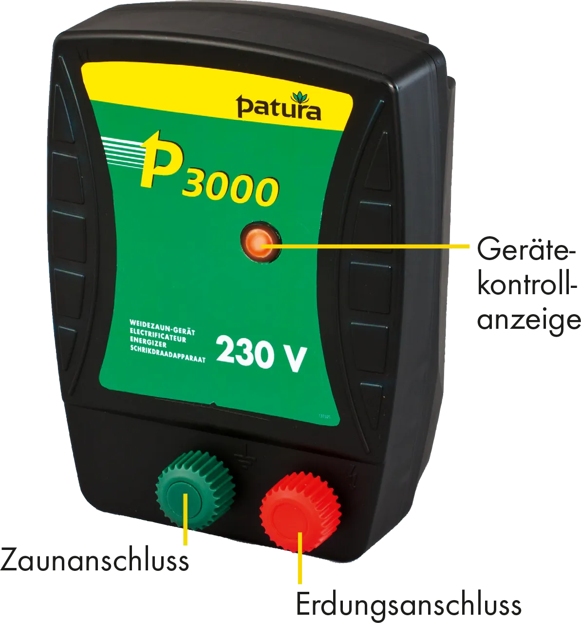 P3000, Weidezaun-Gerät für 230 V Netzanschluss