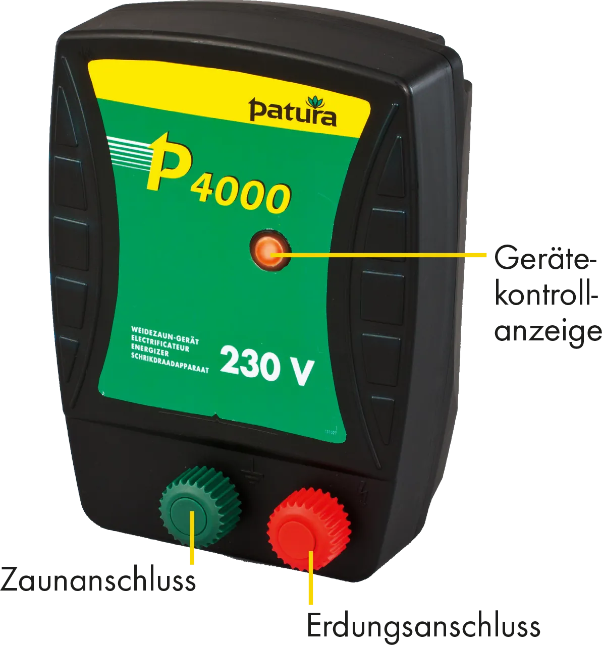 P4000, Weidezaun-Gerät für 230 V Netzanschluss