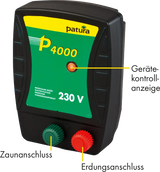 P4000, Weidezaun-Gerät für 230 V Netzanschluss