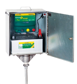 P4500 mit Sicherheitsbox, Erdstab, Super-Vlies-Akku 100 Ah und Solarmodul
