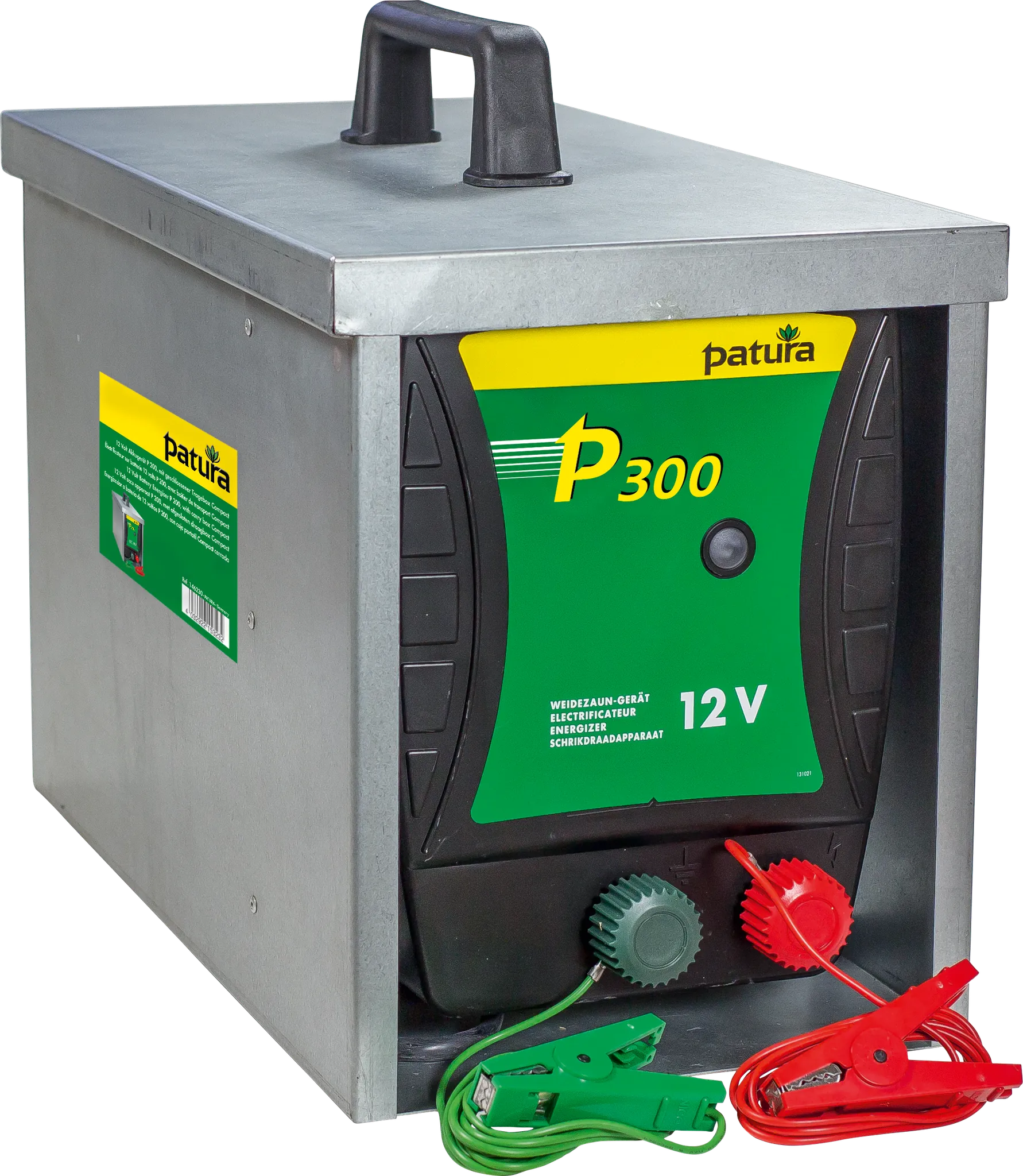P300, Weidezaun-Gerät für 12 V Akku mit geschlossener Tragebox Compact