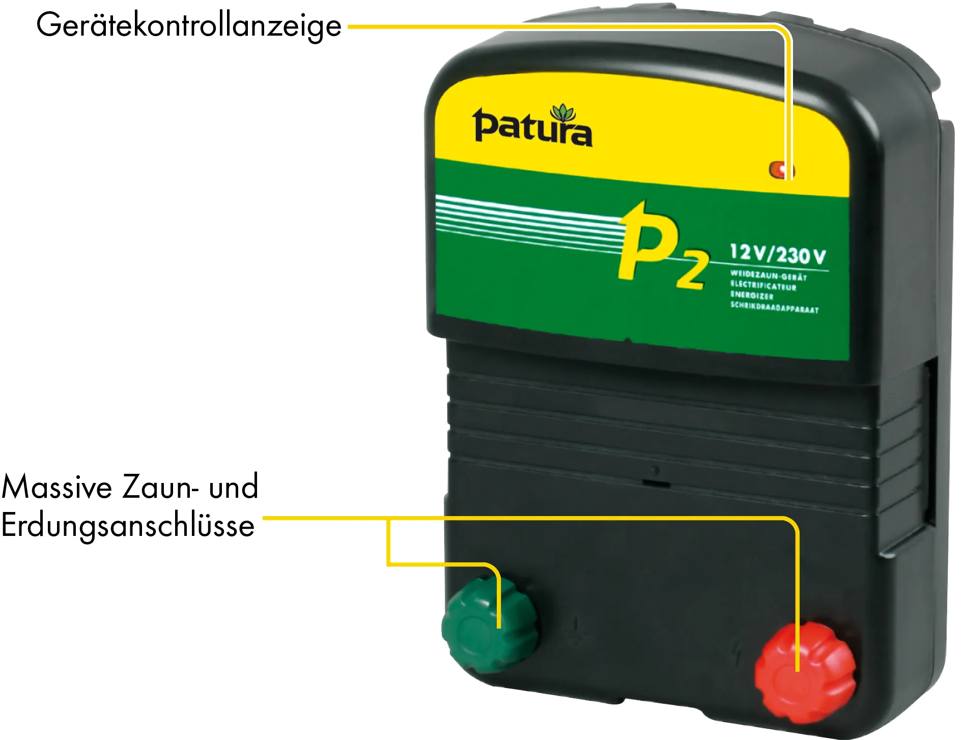 P2, Weidezaun-Kombigerät, 230V/12V