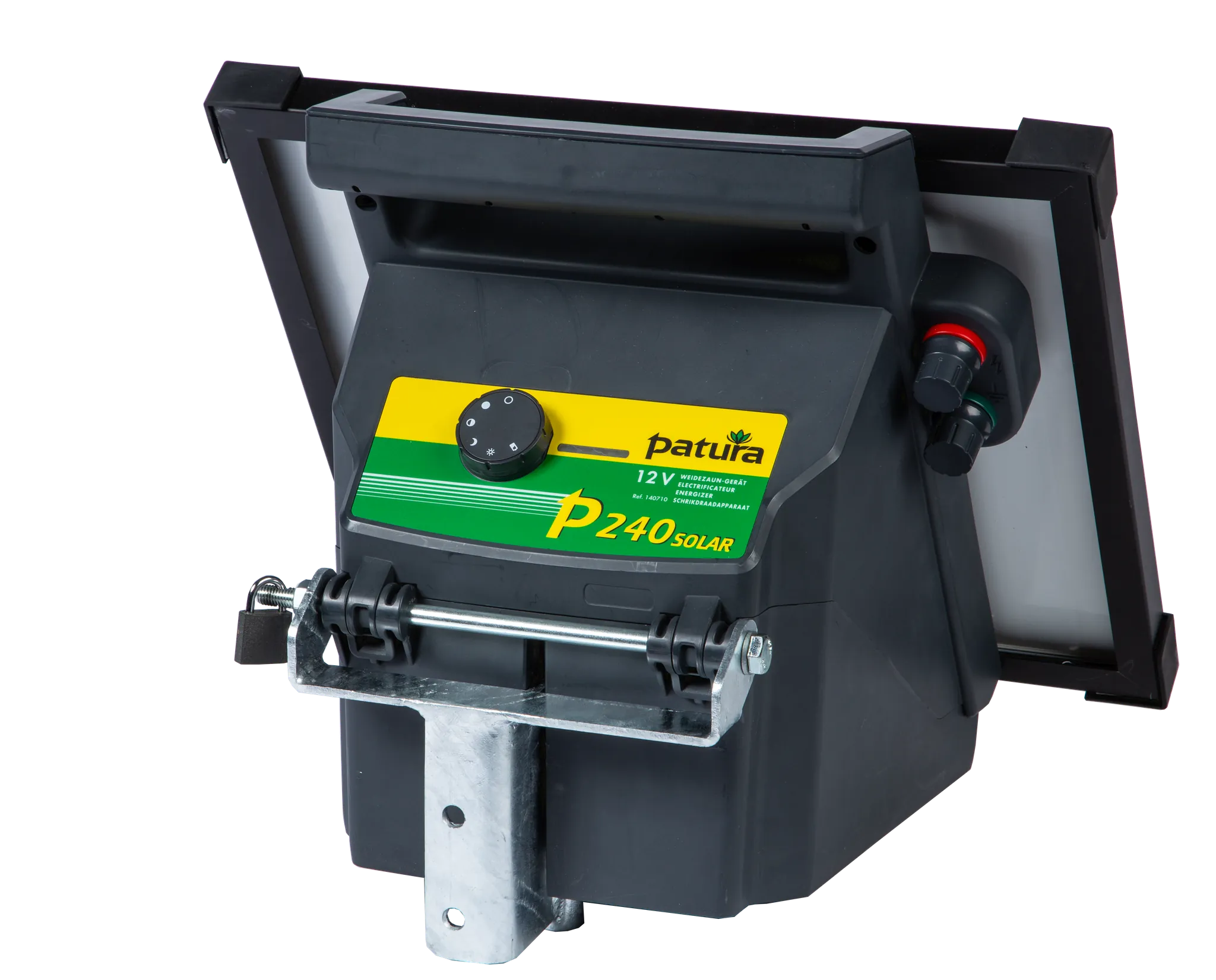 Pfostenhalter mit Schloss für P240 und P340