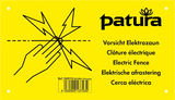 Warnschild, Vorsicht Elektrozaun, Kunststoff, 5-sprachig