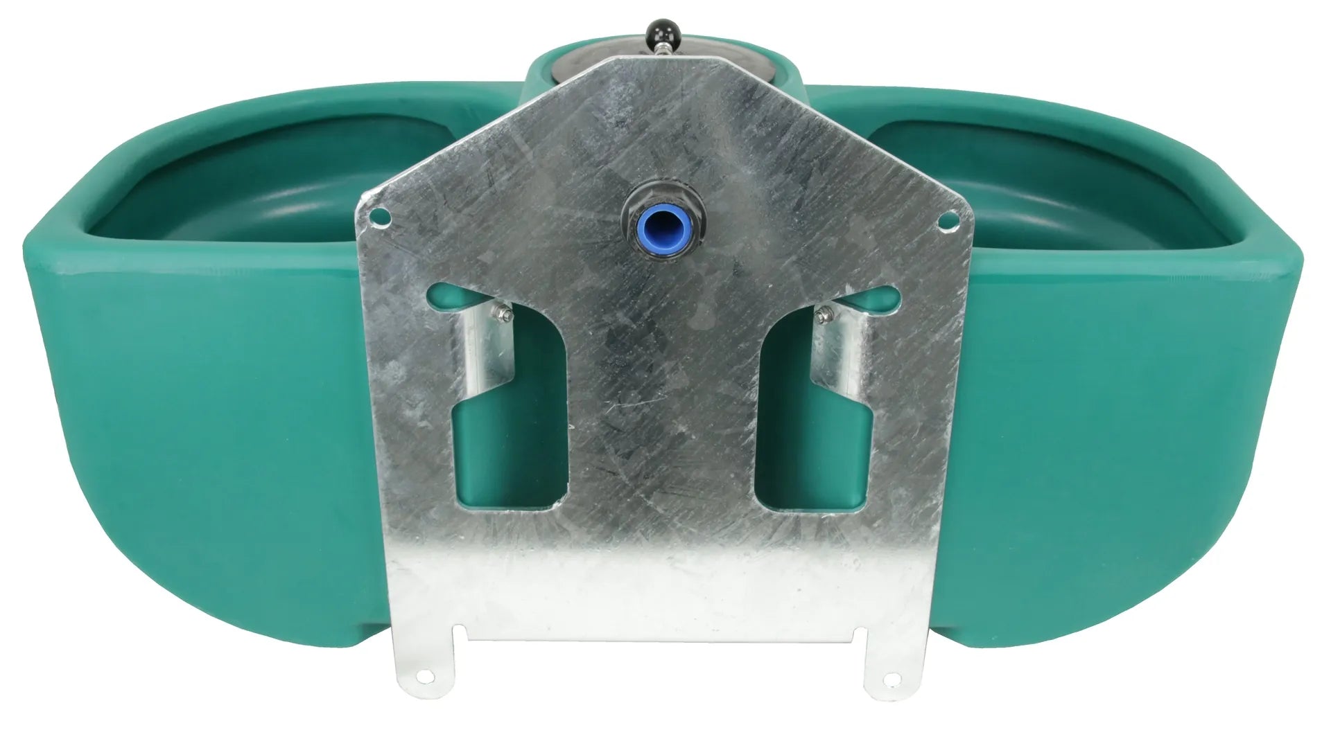 Anbau-Doppeltränke für Weidefäßer Modell FT55, Inhalt 55 Liter