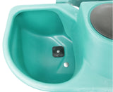 Anbau-Doppeltränke für Weidefäßer Modell FT55, Inhalt 55 Liter