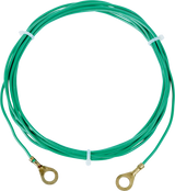 Erdstab-Verbindungskabel 3 m, grün mit Ringösen 8 mm