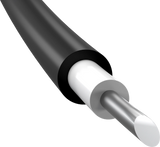 Hochspannungs-Elektrozaunkabel 2,5 mm 25 m Rolle