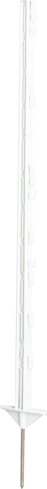 Kunststoffpfahl 1,05 m, 7 Drahthalter + 2 Seilhalter (10 Stück / Pack)